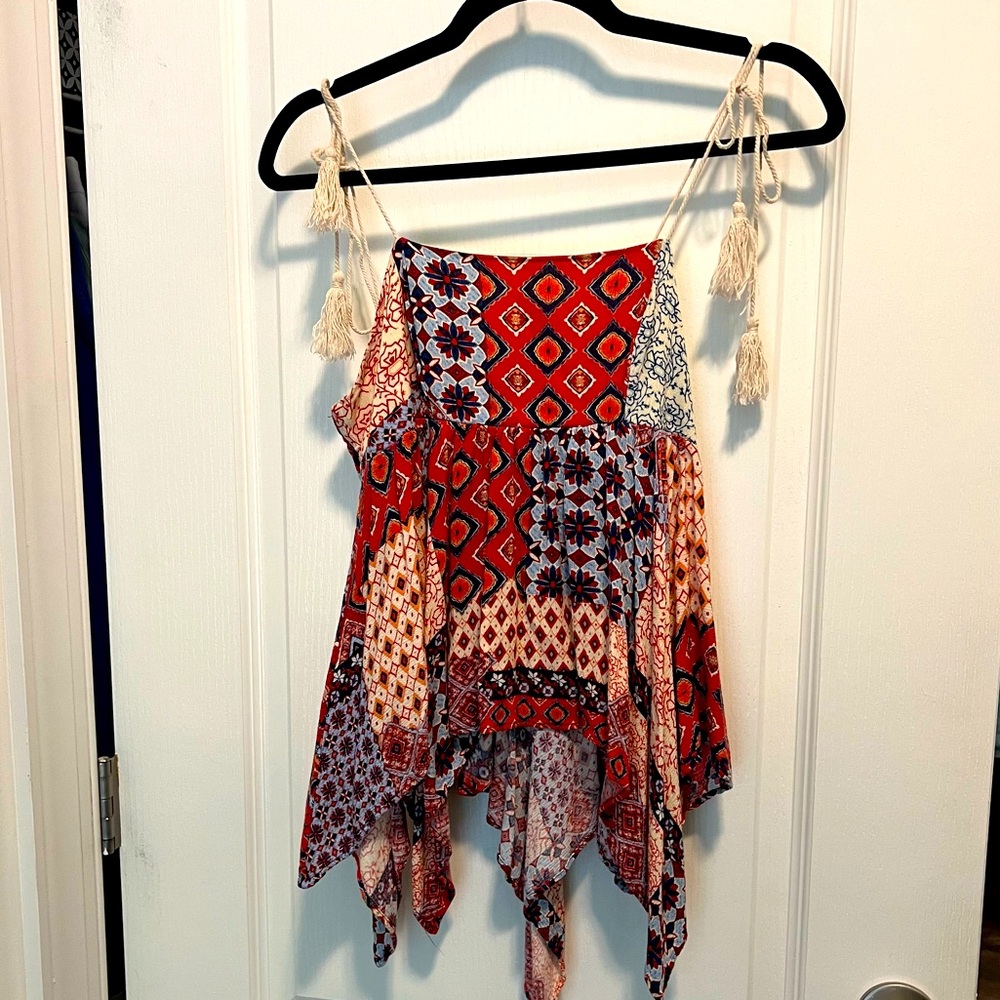 Altar'd State Small Bohemian Patchwork Spaghetti … - image 1